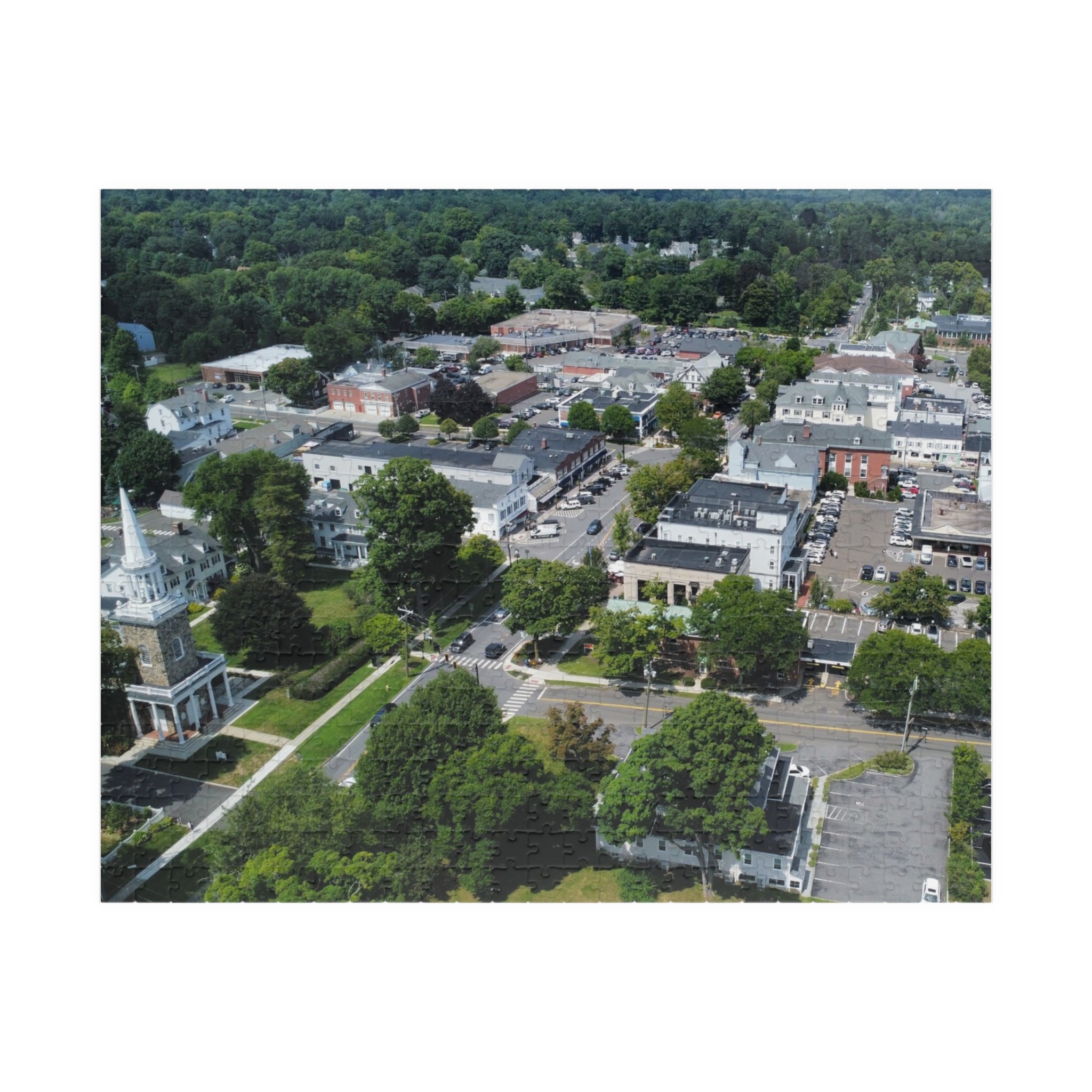 Downtown Ridgefield Connecticut - 110, 520, 1014 Piece Puzzle