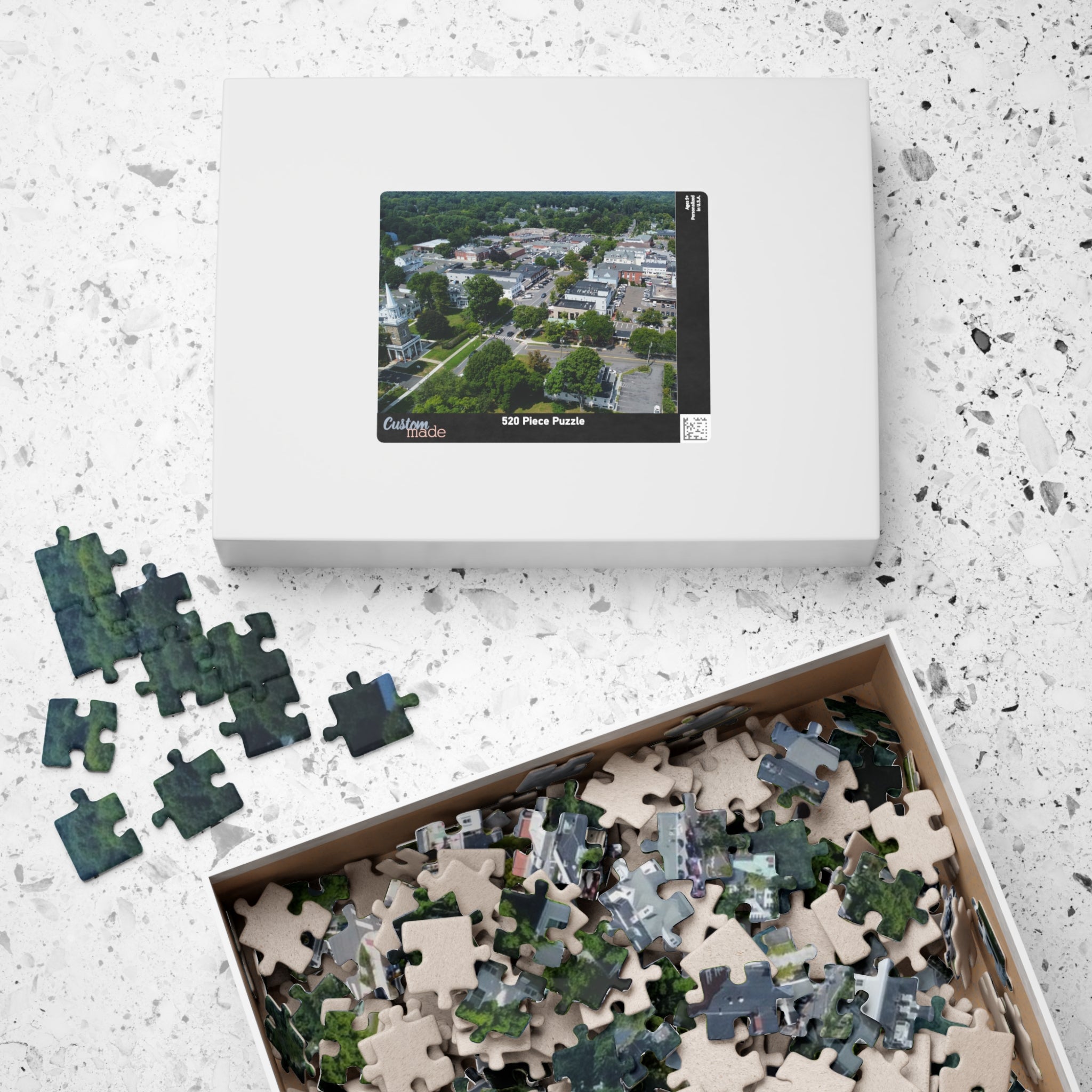 Downtown Ridgefield Connecticut - 110, 520, 1014 Piece Puzzle