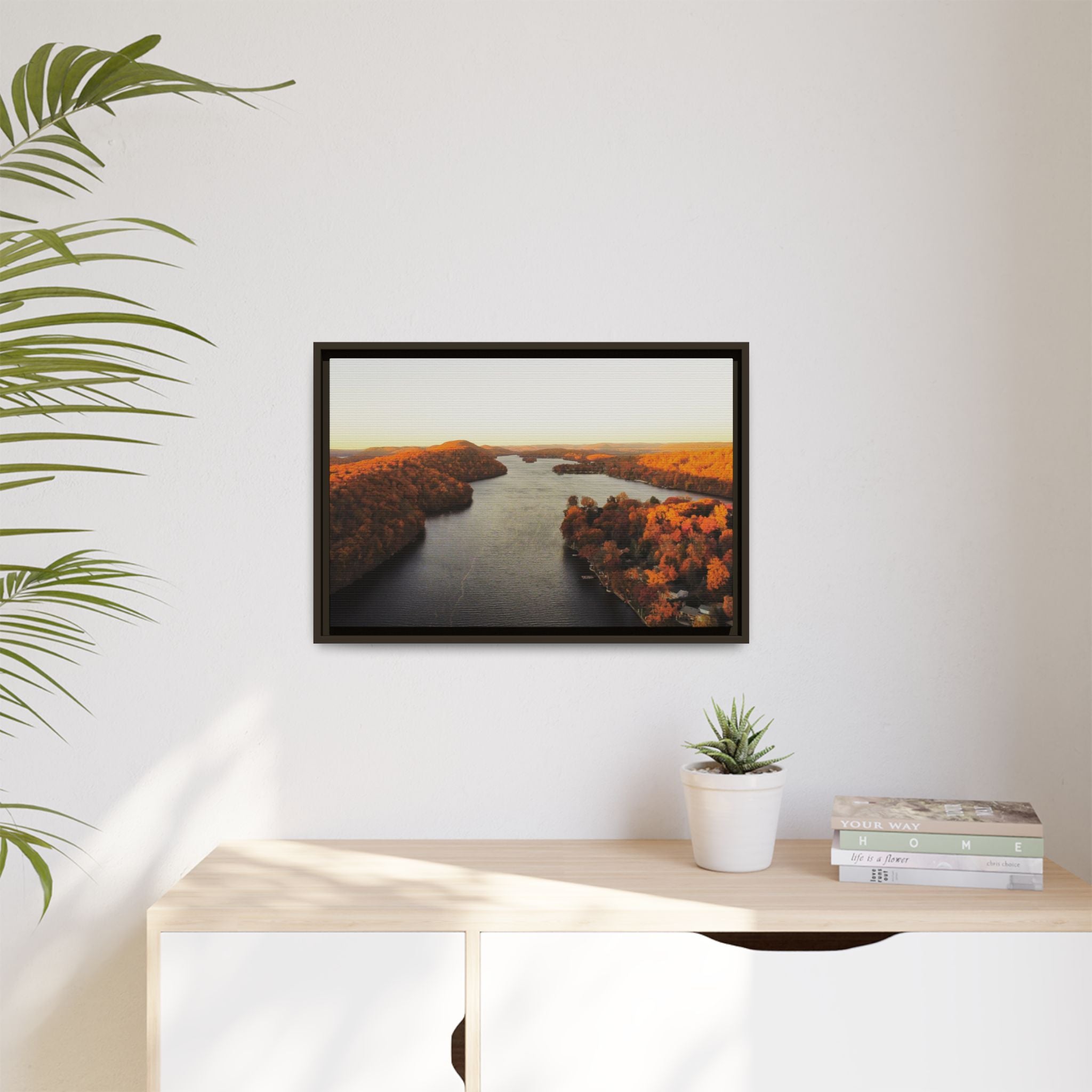 Candlewood Lake Autumn Canvas