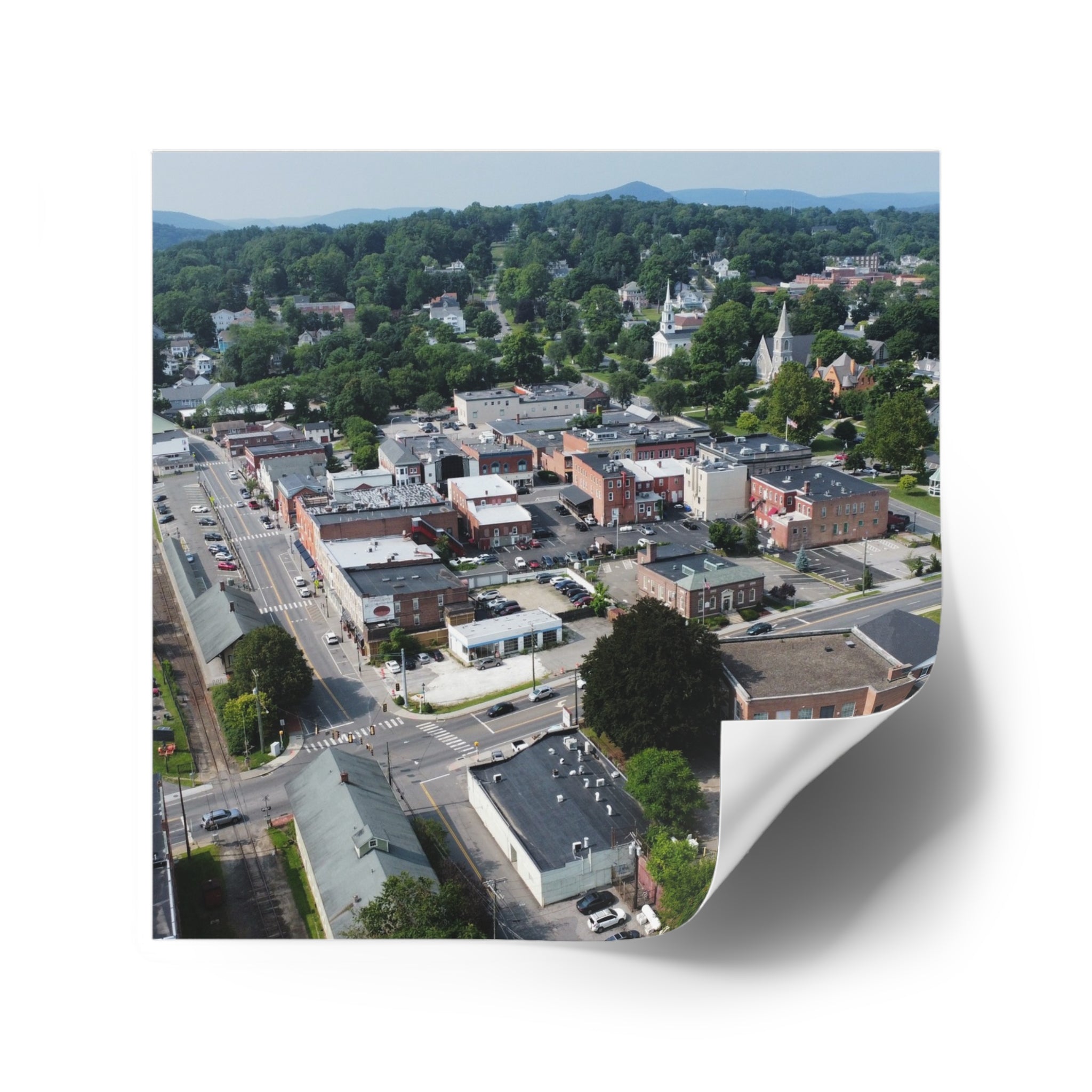 Downtown New Milford Connecticut- Sticker