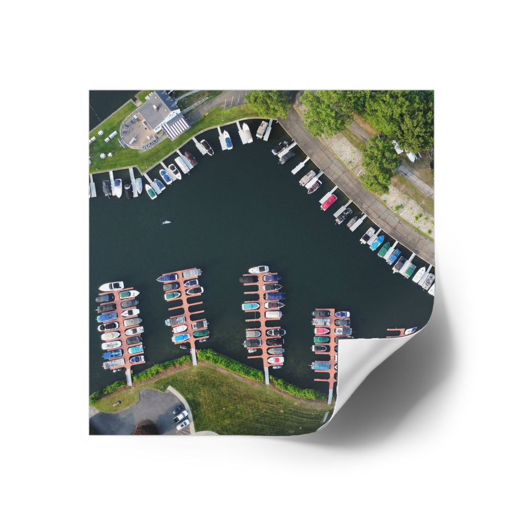 Marina Aerial - Sticker