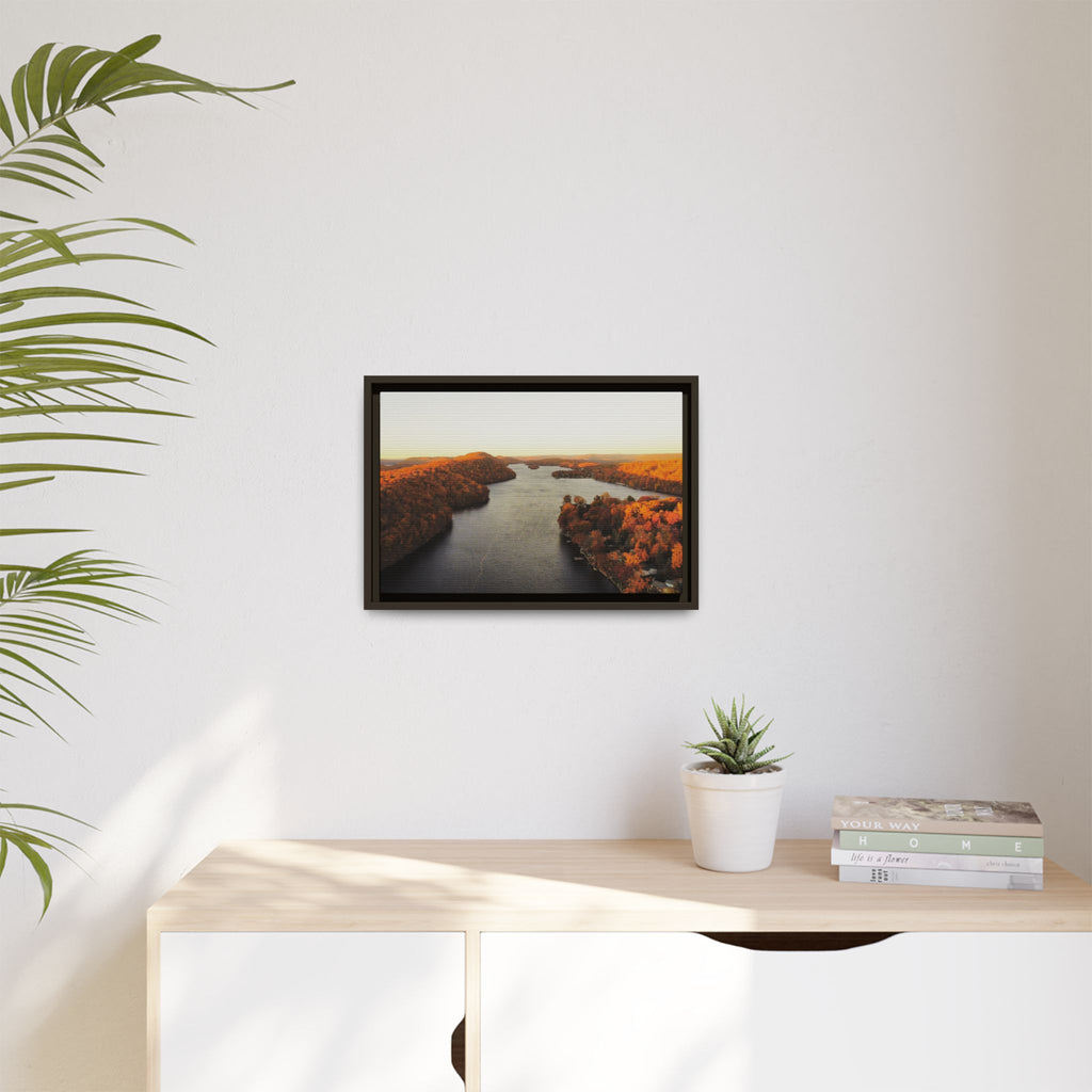 Candlewood Lake Autumn Canvas