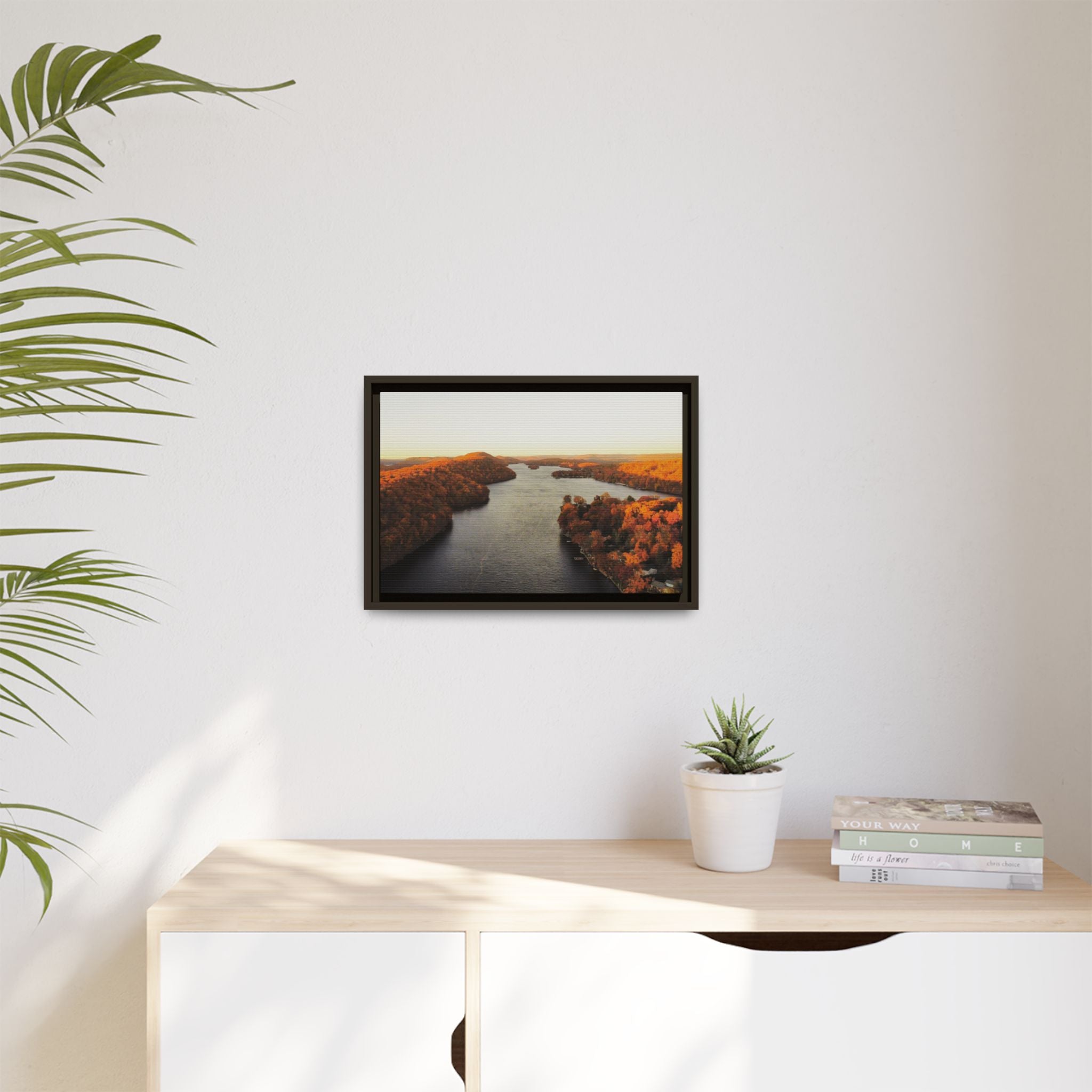 Candlewood Lake Autumn Canvas