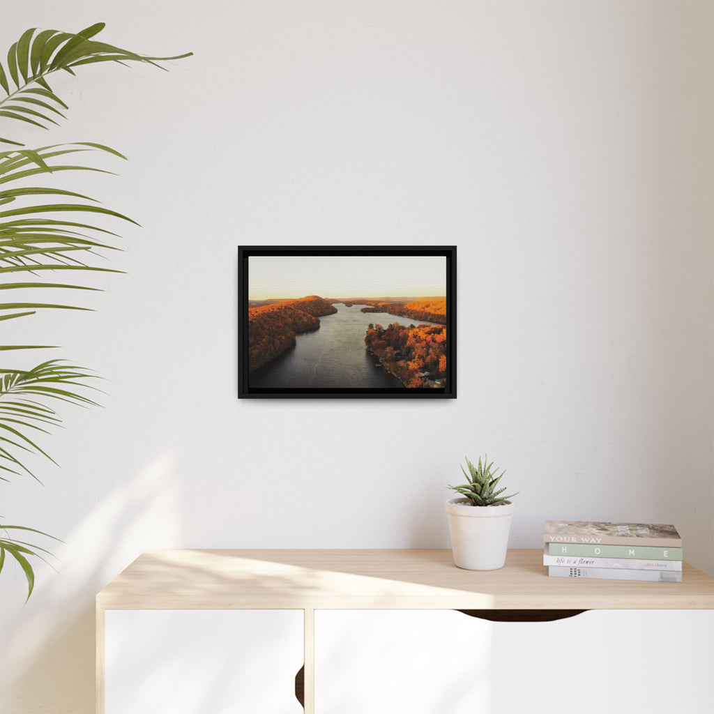 Candlewood Lake Autumn Canvas